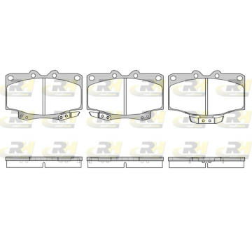 Sada brzdových destiček, kotoučová brzda ROADHOUSE 2430.04