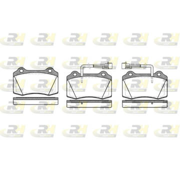 Sada brzdových destiček, kotoučová brzda ROADHOUSE 2434.22