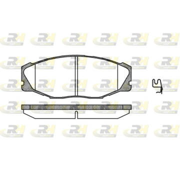 Sada brzdových destiček, kotoučová brzda ROADHOUSE 2443.04