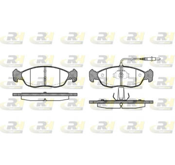 Sada brzdových destiček, kotoučová brzda ROADHOUSE 2461.02