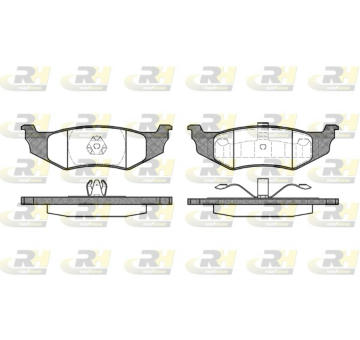 Sada brzdových destiček, kotoučová brzda ROADHOUSE 2482.40