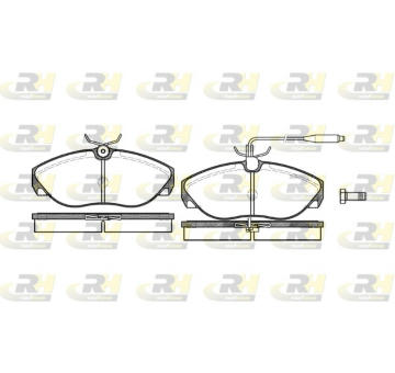 Sada brzdových destiček, kotoučová brzda ROADHOUSE 2486.02