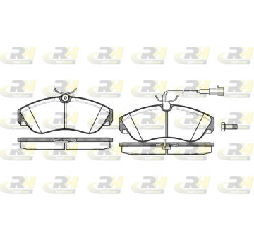 Sada brzdových destiček, kotoučová brzda ROADHOUSE 2487.11