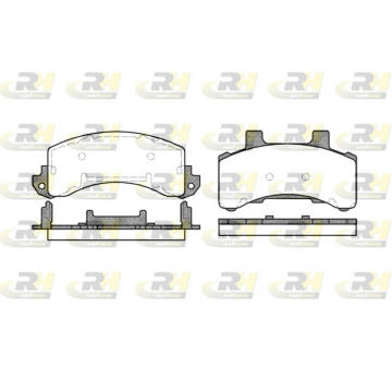 Sada brzdových destiček, kotoučová brzda ROADHOUSE 2516.00