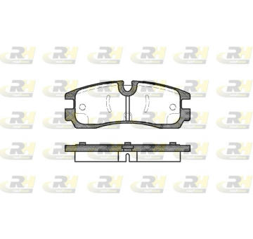 Sada brzdových destiček, kotoučová brzda ROADHOUSE 2566.30
