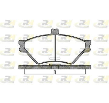Sada brzdových destiček, kotoučová brzda ROADHOUSE 2574.00