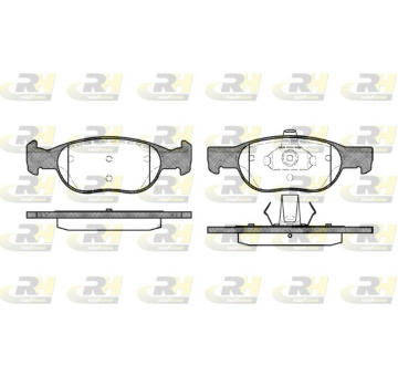 Sada brzdových destiček, kotoučová brzda ROADHOUSE 2588.20