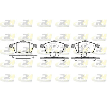 Sada brzdových platničiek kotúčovej brzdy ROADHOUSE 2618.00