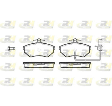 Sada brzdových destiček, kotoučová brzda ROADHOUSE 2631.12