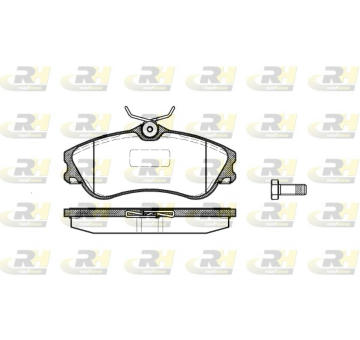 Sada brzdových platničiek kotúčovej brzdy ROADHOUSE 2634.00