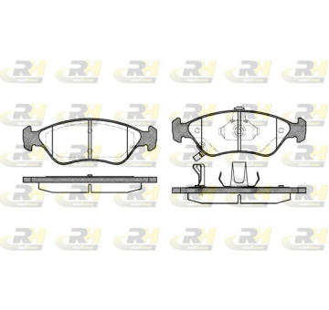Sada brzdových destiček, kotoučová brzda ROADHOUSE 2648.02