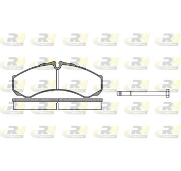 Sada brzdových platničiek kotúčovej brzdy ROADHOUSE 2651.00