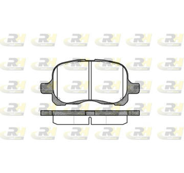 Sada brzdových destiček, kotoučová brzda ROADHOUSE 2652.00