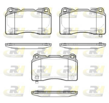 Sada brzdových destiček, kotoučová brzda ROADHOUSE 2666.58