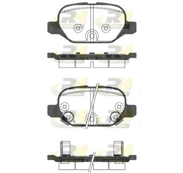 Sada brzdových destiček, kotoučová brzda ROADHOUSE 2727.32