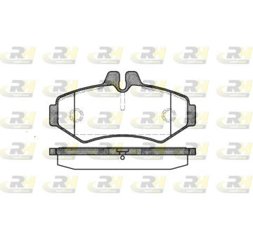 Sada brzdových destiček, kotoučová brzda ROADHOUSE 2733.00