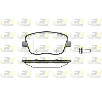 Sada brzdových destiček, kotoučová brzda ROADHOUSE 2775.00