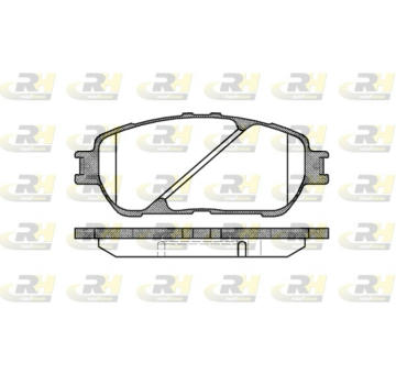 Sada brzdových destiček, kotoučová brzda ROADHOUSE 2898.00