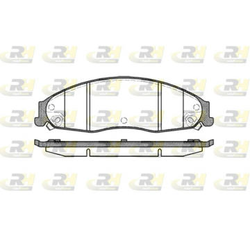 Sada brzdových destiček, kotoučová brzda ROADHOUSE 2955.08
