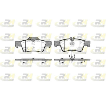 Sada brzdových destiček, kotoučová brzda ROADHOUSE 2991.00