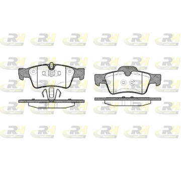 Sada brzdových destiček, kotoučová brzda ROADHOUSE 2991.10