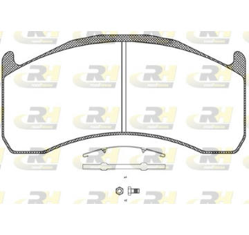 Sada brzdových destiček, kotoučová brzda ROADHOUSE JSX 21072.00