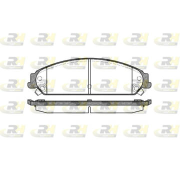 Sada brzdových destiček, kotoučová brzda ROADHOUSE 21128.08