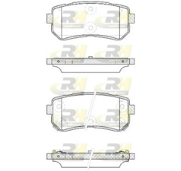 Sada brzdových destiček, kotoučová brzda ROADHOUSE 21209.42