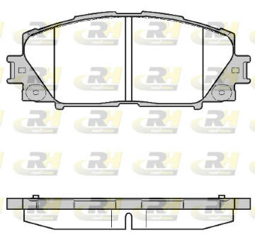 Sada brzdových destiček, kotoučová brzda ROADHOUSE 21224.10