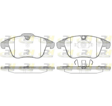 Sada brzdových destiček, kotoučová brzda ROADHOUSE 21249.10