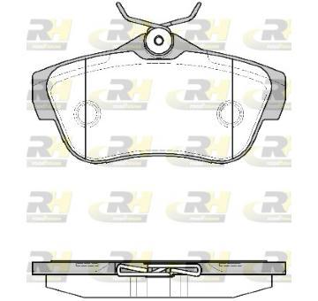 Sada brzdových platničiek kotúčovej brzdy ROADHOUSE 21299.00