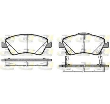Sada brzdových destiček, kotoučová brzda ROADHOUSE 21310.02