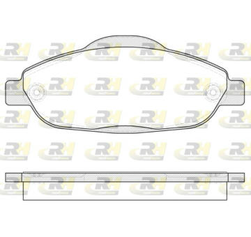 Sada brzdových destiček, kotoučová brzda ROADHOUSE 21323.00