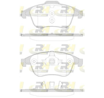 Sada brzdových destiček, kotoučová brzda ROADHOUSE 21350.30