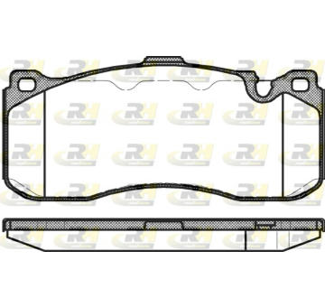 Sada brzdových destiček, kotoučová brzda ROADHOUSE 21380.00