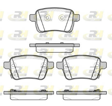 Sada brzdových destiček, kotoučová brzda ROADHOUSE 21450.22