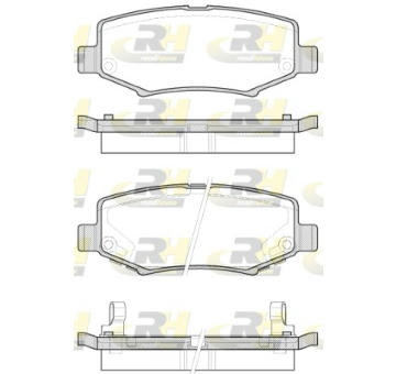 Sada brzdových destiček, kotoučová brzda ROADHOUSE 21528.02