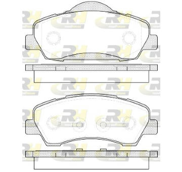 Sada brzdových destiček, kotoučová brzda ROADHOUSE 21530.00