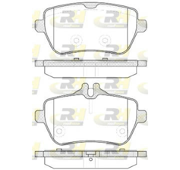 Sada brzdových destiček, kotoučová brzda ROADHOUSE 21535.00