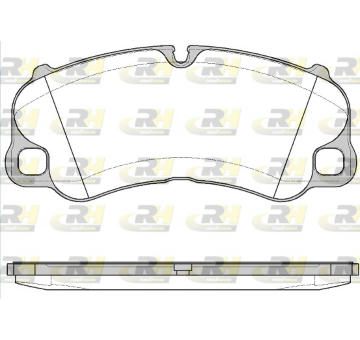 Sada brzdových destiček, kotoučová brzda ROADHOUSE 21595.00