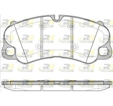 Sada brzdových destiček, kotoučová brzda ROADHOUSE 21595.10