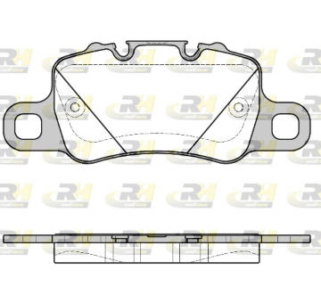 Sada brzdových destiček, kotoučová brzda ROADHOUSE 21596.00