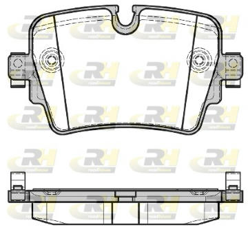 Sada brzdových destiček, kotoučová brzda ROADHOUSE 21614.08