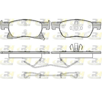 Sada brzdových destiček, kotoučová brzda ROADHOUSE 21681.02