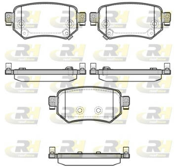 Sada brzdových destiček, kotoučová brzda ROADHOUSE 21682.02