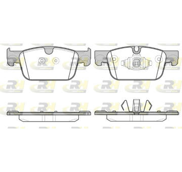 Sada brzdových destiček, kotoučová brzda ROADHOUSE 21692.10