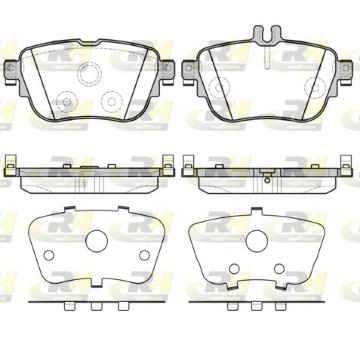 Sada brzdových platničiek kotúčovej brzdy ROADHOUSE 21699.00