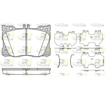 Sada brzdových destiček, kotoučová brzda ROADHOUSE 21705.00