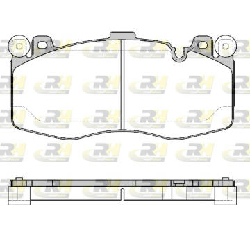 Sada brzdových destiček, kotoučová brzda ROADHOUSE 21742.10