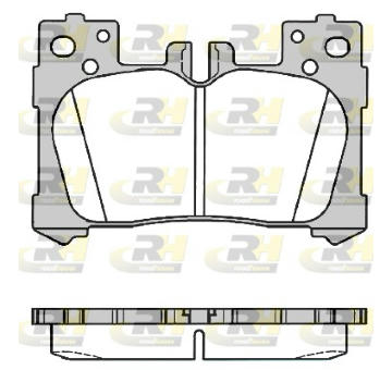Sada brzdových destiček, kotoučová brzda ROADHOUSE 21791.00